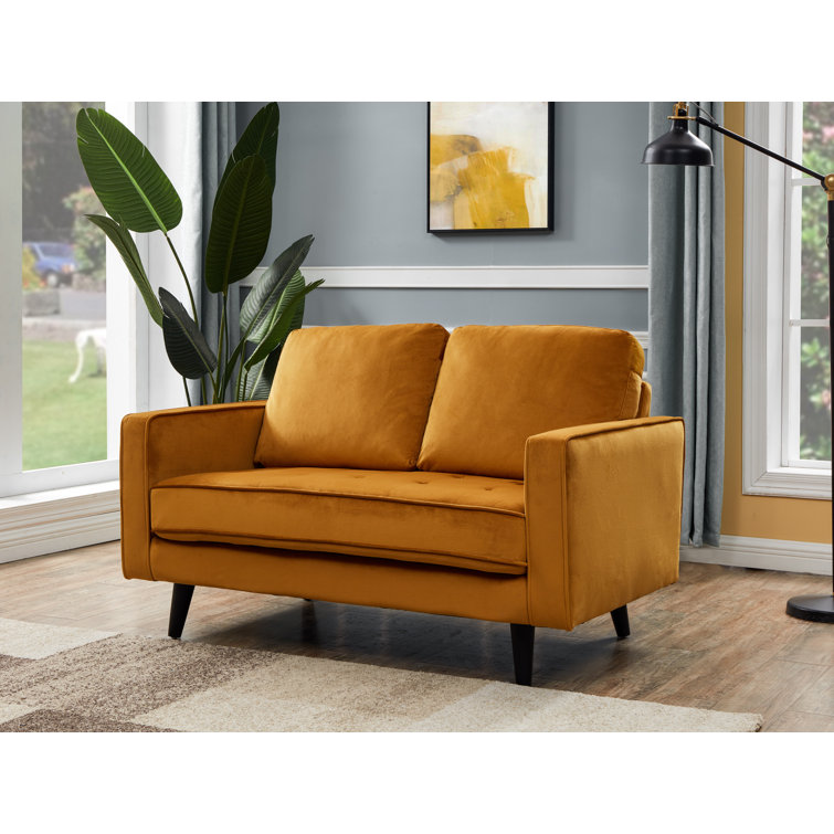 Velvet sofa wayfair discount